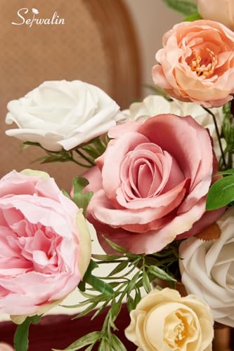 Burgundy Pink Artificial Flowers (Classic Pink Burgundy / 1 Box)