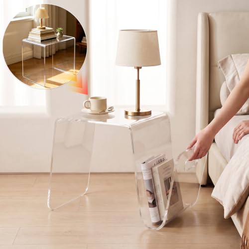 Acrylic Side Table (Crystal Clear-u)