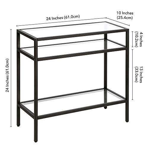 24" Side Table (Blackened Bronze / 24" Wide)