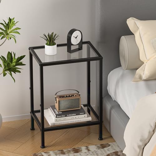 Side Tables Set of 2 (Black)