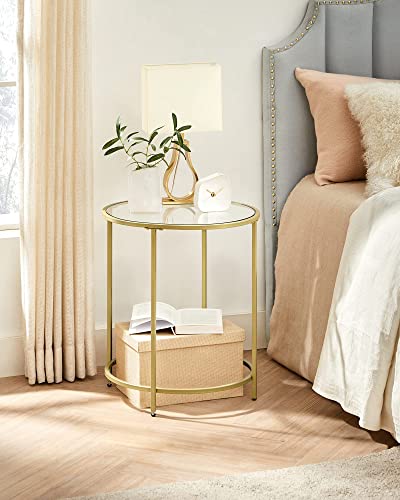 Round Side Table (Gold)