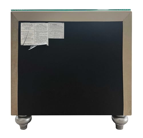 Lucienne 2 Door Nightstand in Beige