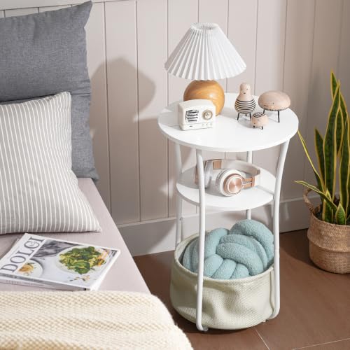 Small Round Side Table (3-Tier)