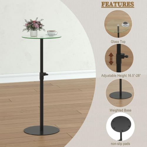 Round Side Table (Black)