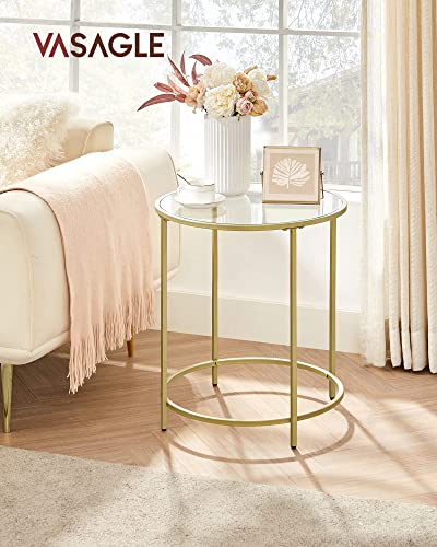 Round Side Table (Gold)