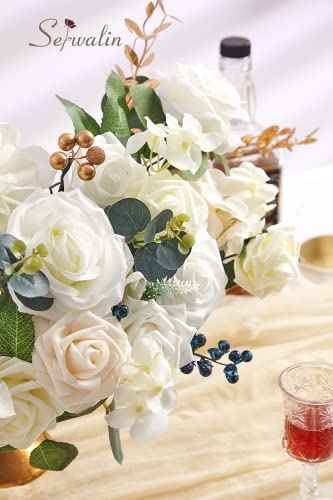 2PCS White Artificial Flowers (A Secret Garden / 2 Boxes)