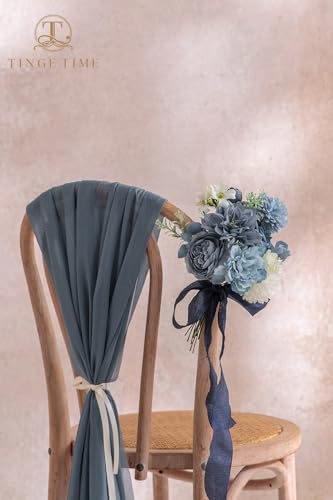 Artificial Flowers Combo (Dusty Blue)