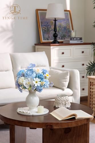 Baby Blue Artificial Flowers Box Combo Wedding Decor (Light Blue)