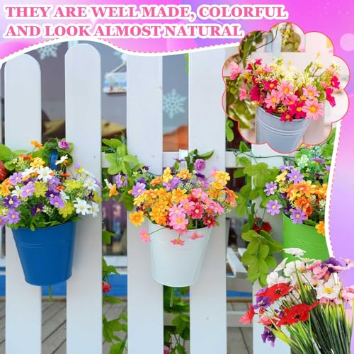 Violet Artificial Flowers (Cluster / Classic Colors)