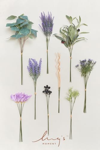 Artificial Greenery Stems Box Set (Prpl-lavender & Plum)