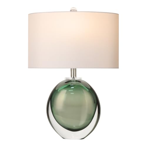 Modern Green Glass Table Lamp