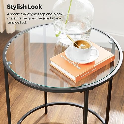 Round Side Tables (Black)