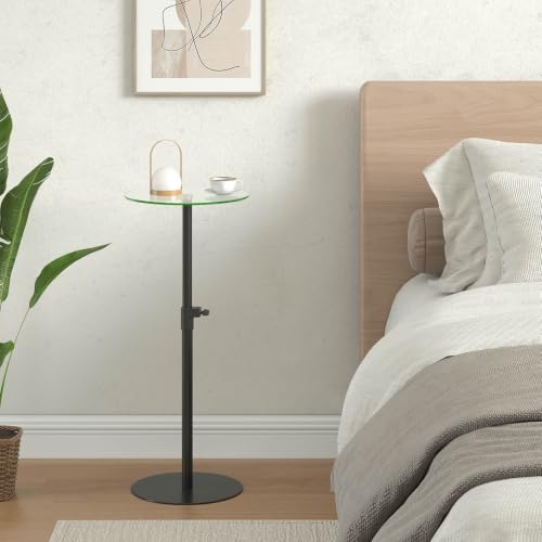 Round Side Table Set of 2 (Black)