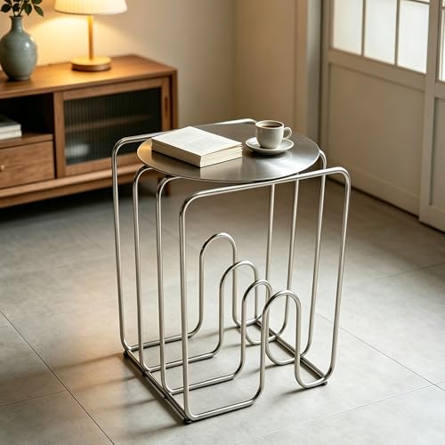 Chrome Side Table
