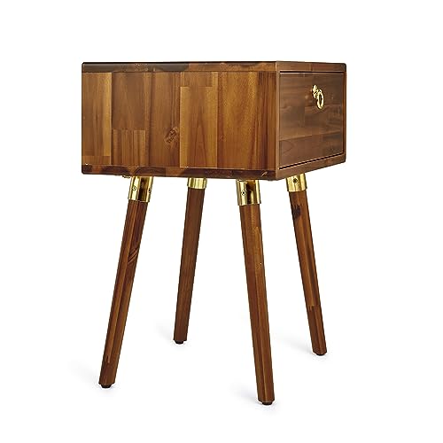 Caden Solid Wood Nightstand (Caden Nightstand / Nightstand / Caramel)