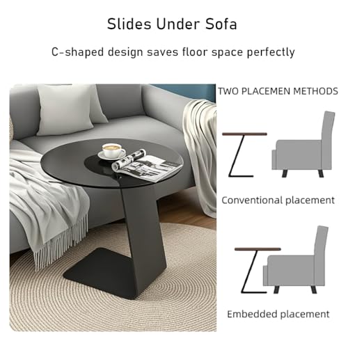 C Shaped End Table (A)