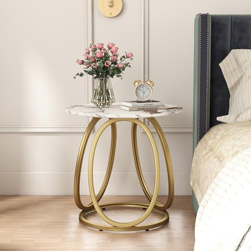 Gold Side Table Living Room (Dark Gold)