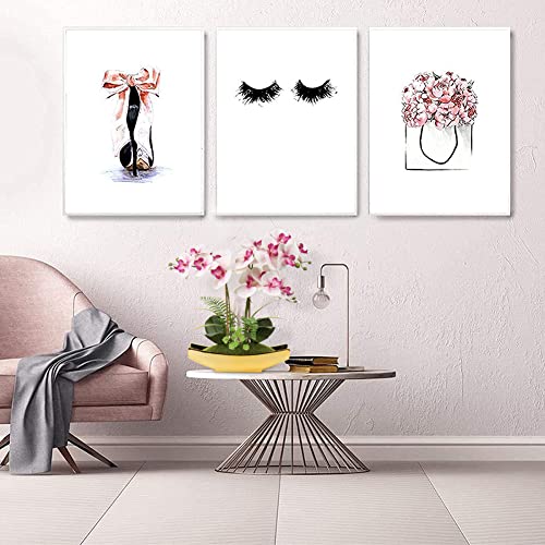 Orchids Artificial Flowers 15" Light Pink Phalaenopsis Orchid with Gold Pots Real Touch Faux Orchid Plant for Home Office Living Room Table Shelf Decor (Pink#2)