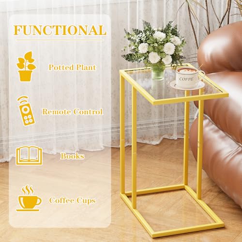 C Table Side End Table (Yellow)