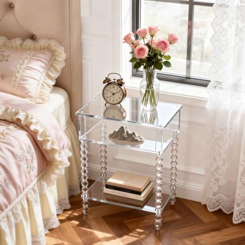 Acrylic Side Table (Clear / Small)