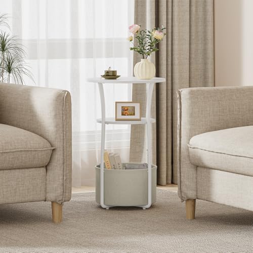 Small Round Side Table (3-Tier)