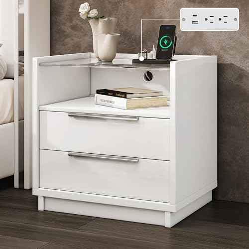 23.6" Nightstand (White)