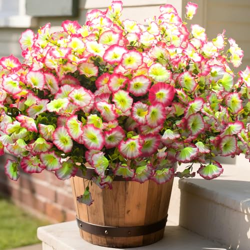 Artificial Morning Glory Flowers (Pink)