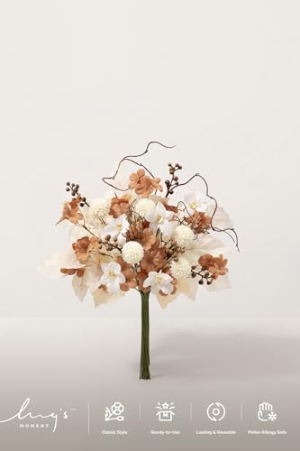 Artificial Greenery Stems Box Set (Brn-tawny Beige & Sand Beige)