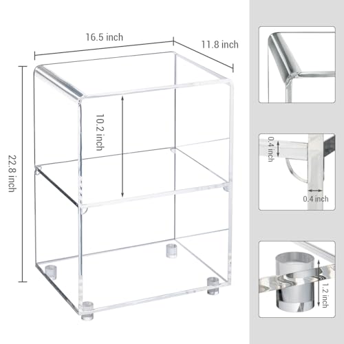 3 Tier Clear Acrylic Table (3 Tier)