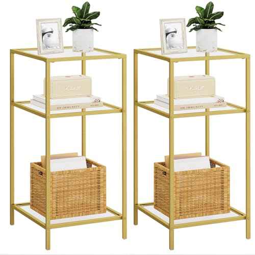 Side Tables Set of 2 (Golden)