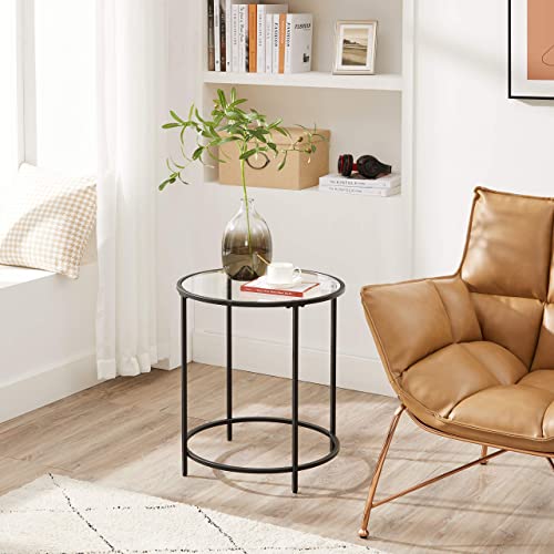 Round Side Tables (Black)