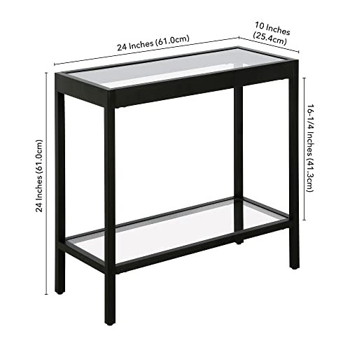 24" Side Table (Blackened Bronze / 24" Wide)