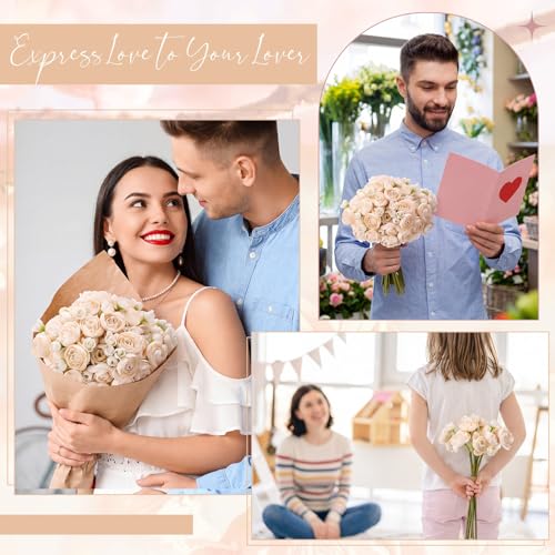 48 Pcs Ranunculus Artificial Flower (Champagne)