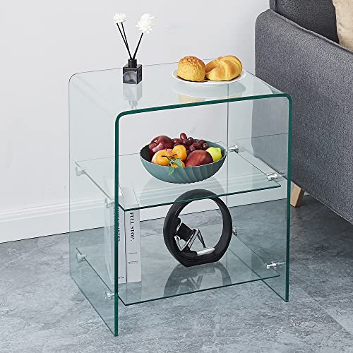Glass Nightstand