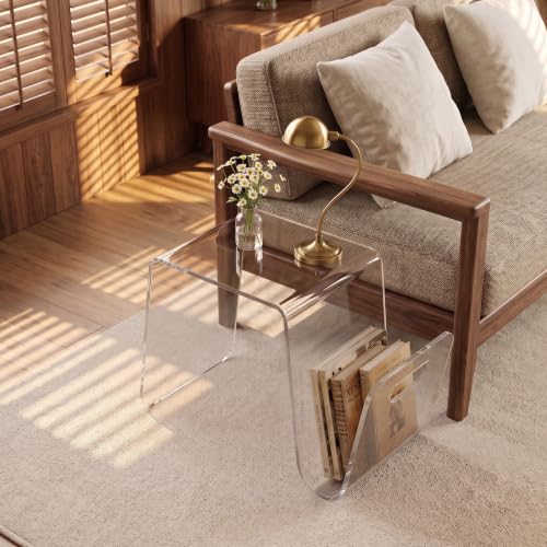 Acrylic Side Table (Crystal Clear-u)