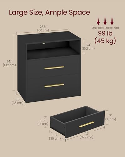 23.6 Nightstands (Ink Black / 1 PACK)