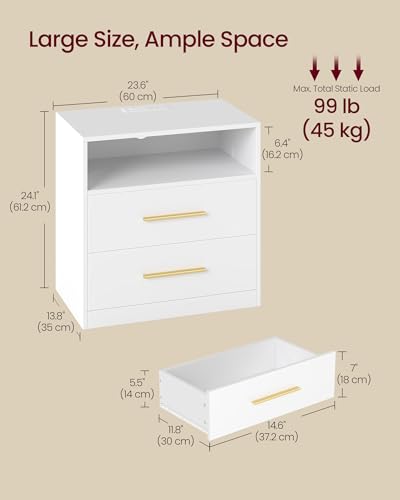 23.6 Nightstands (Cloud White / 1 PACK)