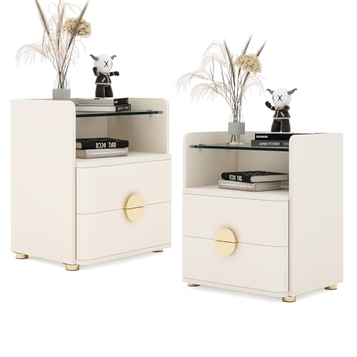 2 Drawer Nightstands Set of 2