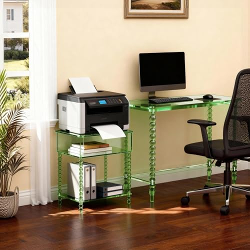 Acrylic Side Table (Green / Large)