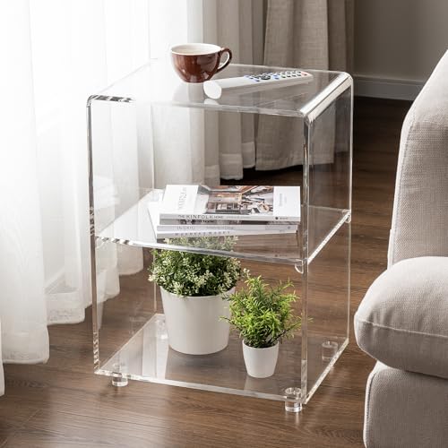 3 Tier Clear Acrylic Table (3 Tier)