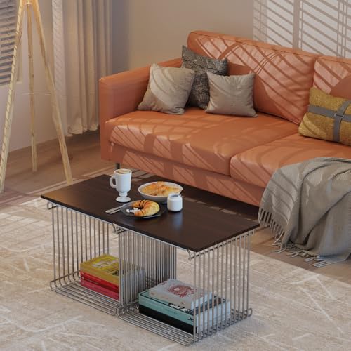 Square Geometry Retro Side Table Prime (Silver)