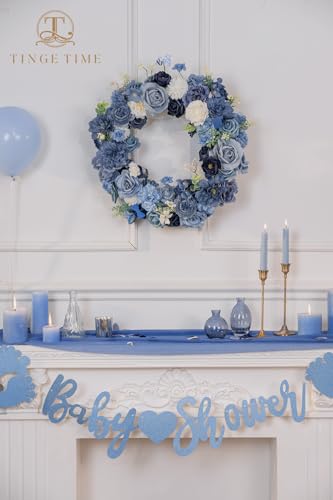 Artificial Flowers Combo (Dusty Blue)