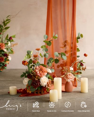 Artificial Greenery Stems Box Set (Or-amber & Green)