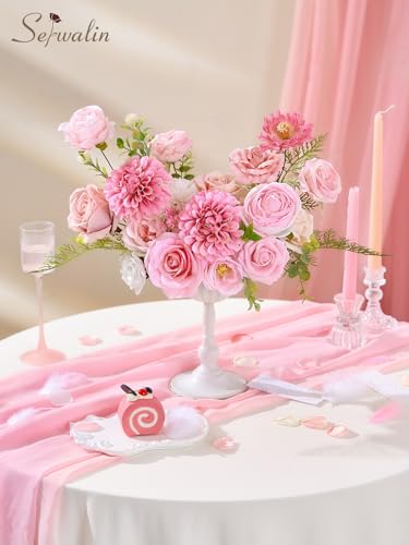 Pink Artificial Flowers (Abby Pink / 1 Box)