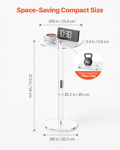 Acrylic Drink Table (Modern)