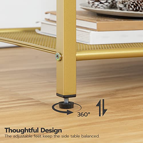 Side Table with Charging Station