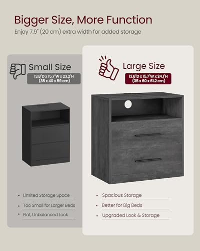 23.6 Nightstands (Misty Gray / 1 PACK)