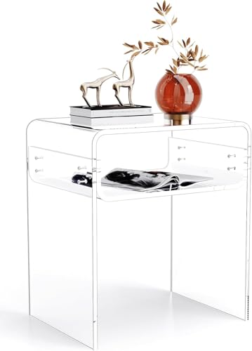 Clear Acrylic End Table 2 (Clear)