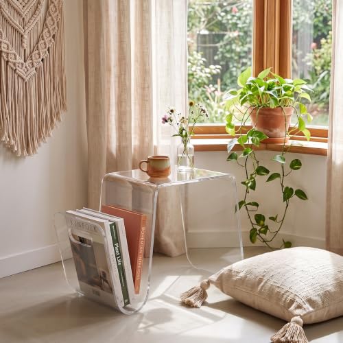 Acrylic Side Table (Crystal Clear-u)