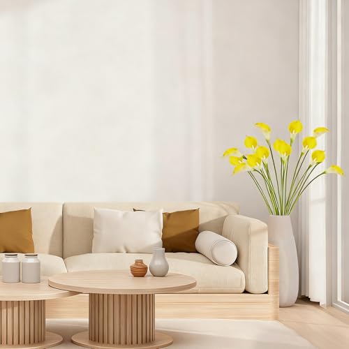 Yellow Calla Lily Artificial Flowers 25" Faux Calla Lillies (Yellow)